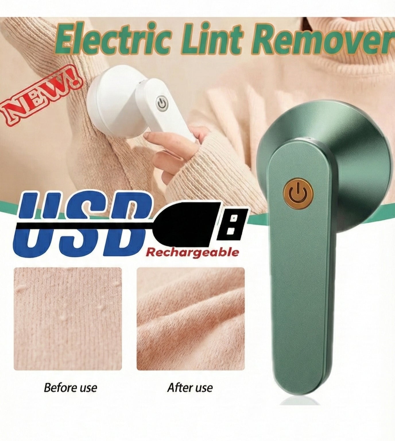 Electric Fabric Shaver & Lint Remover - Revive Your Clothes